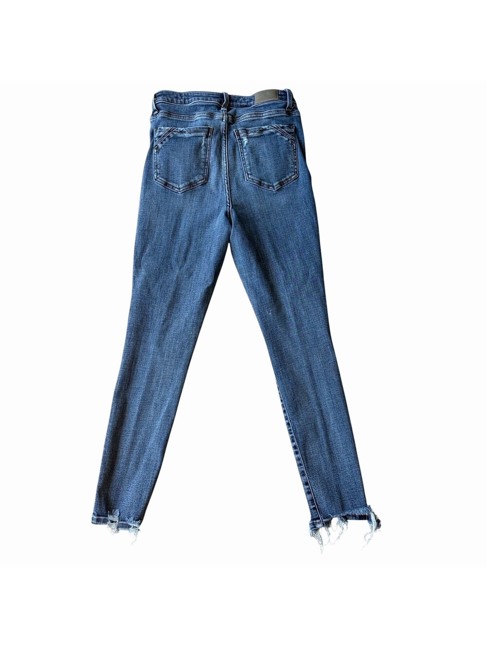 Buckle Black Women’s Ankle Skinny Jeans Blue Medium Wash Distressed Stretch 30 - Picture 2 of 8